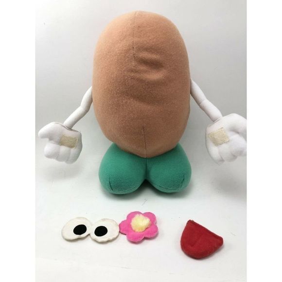 Vintage‎ Playskool Mr. Potato Head Plush 1991 Hook And Loop Hands Eyes Tongue - Picture 7 of 8